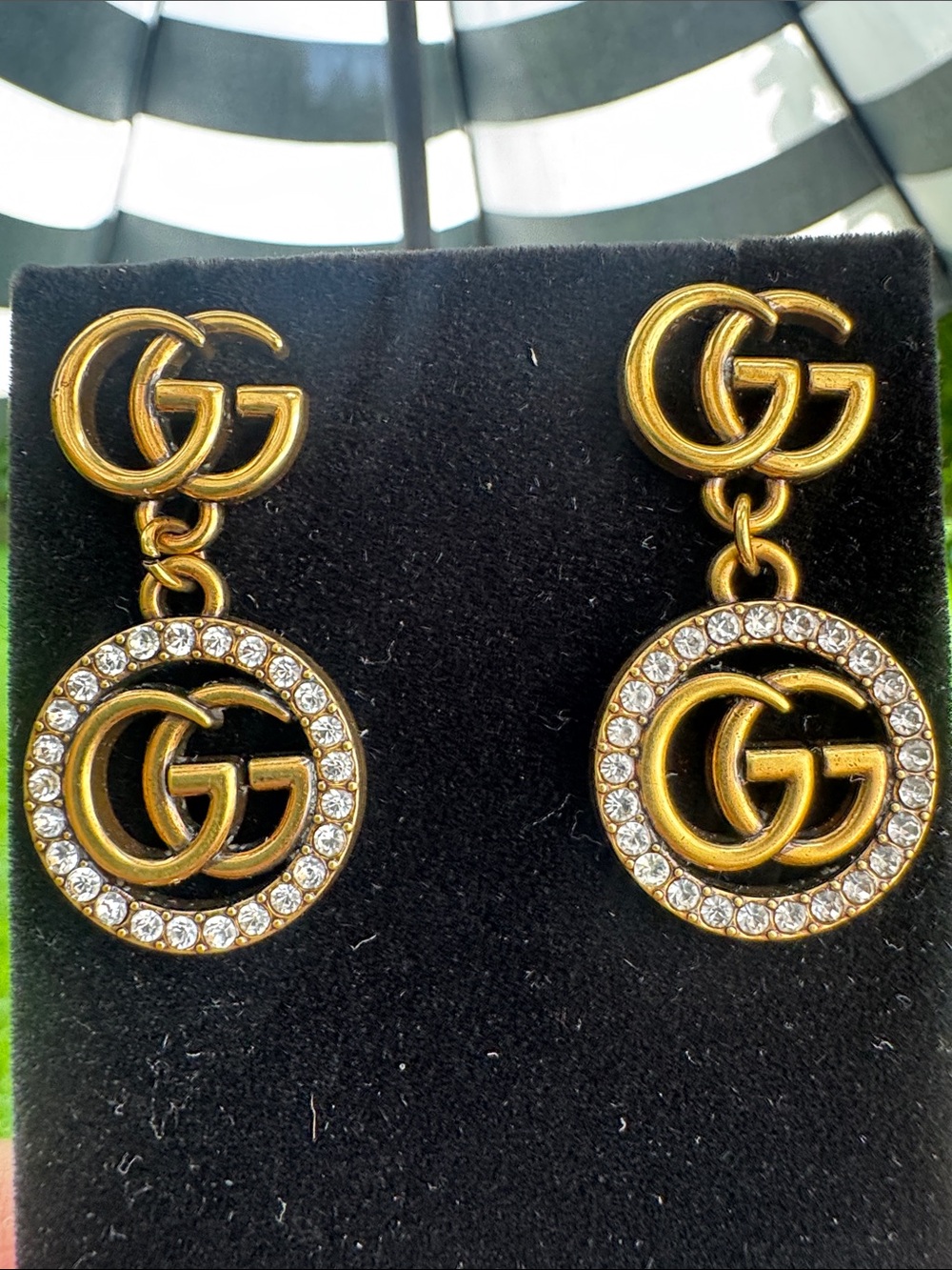 Earrings Double GG Drop Earrings